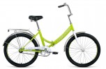 Велосипед 24' складной FORWARD VALENCIA 24 2.0 зеленый/серый, 6 ск., 16' RBKW0YN46004